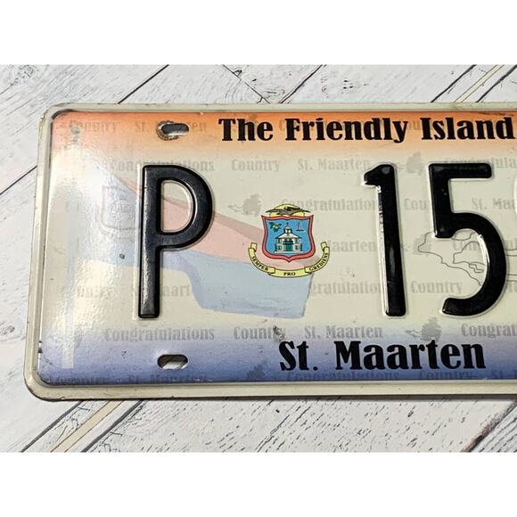 St. Maarten The Friendly Island License Car Plate auto Island decoration - Picture 2 of 4